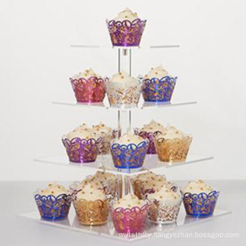 Acrylic Cake Display Tower Rack - Wedding Dessert Server